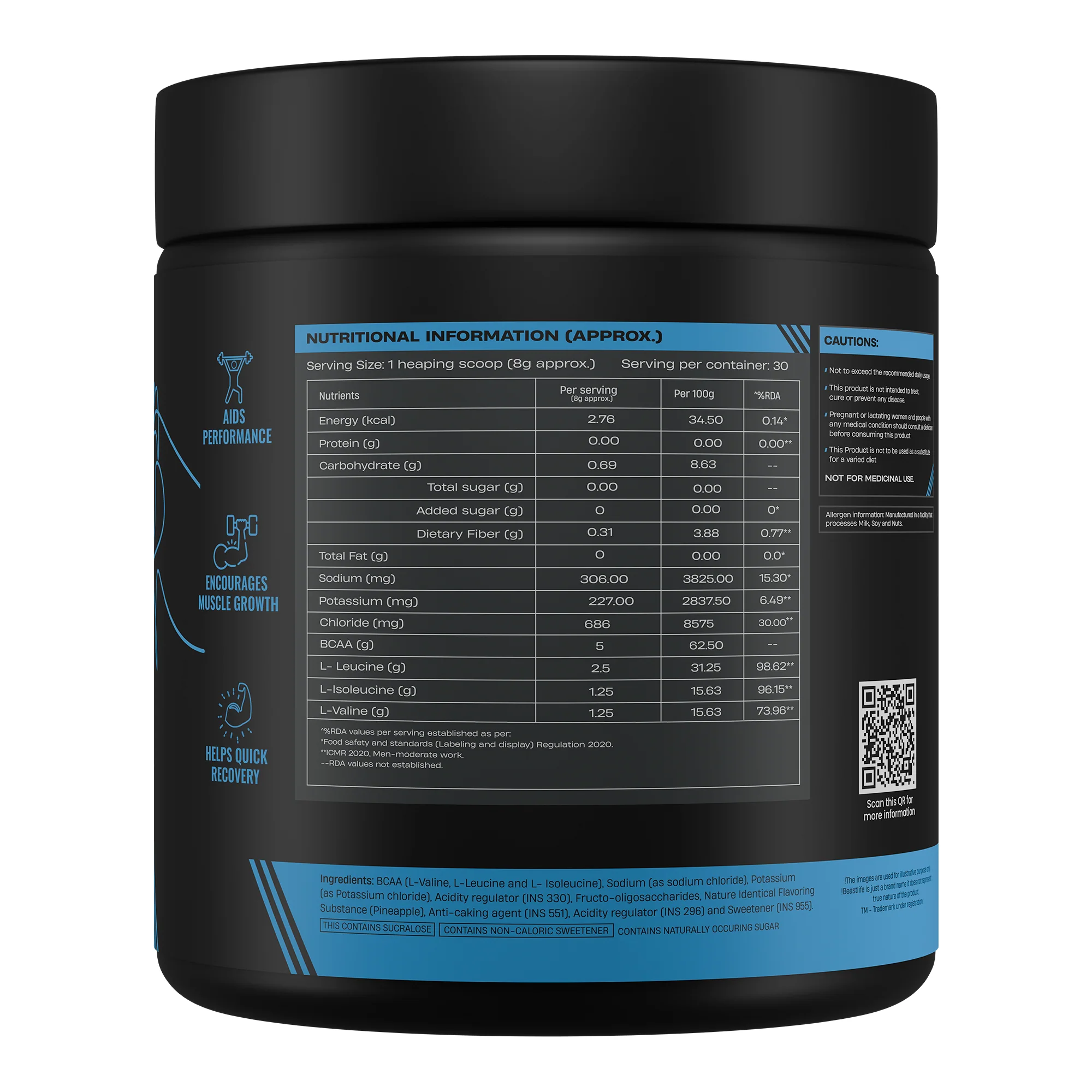 Pineapple BCAA with Electrolytes | 240g - Image 8