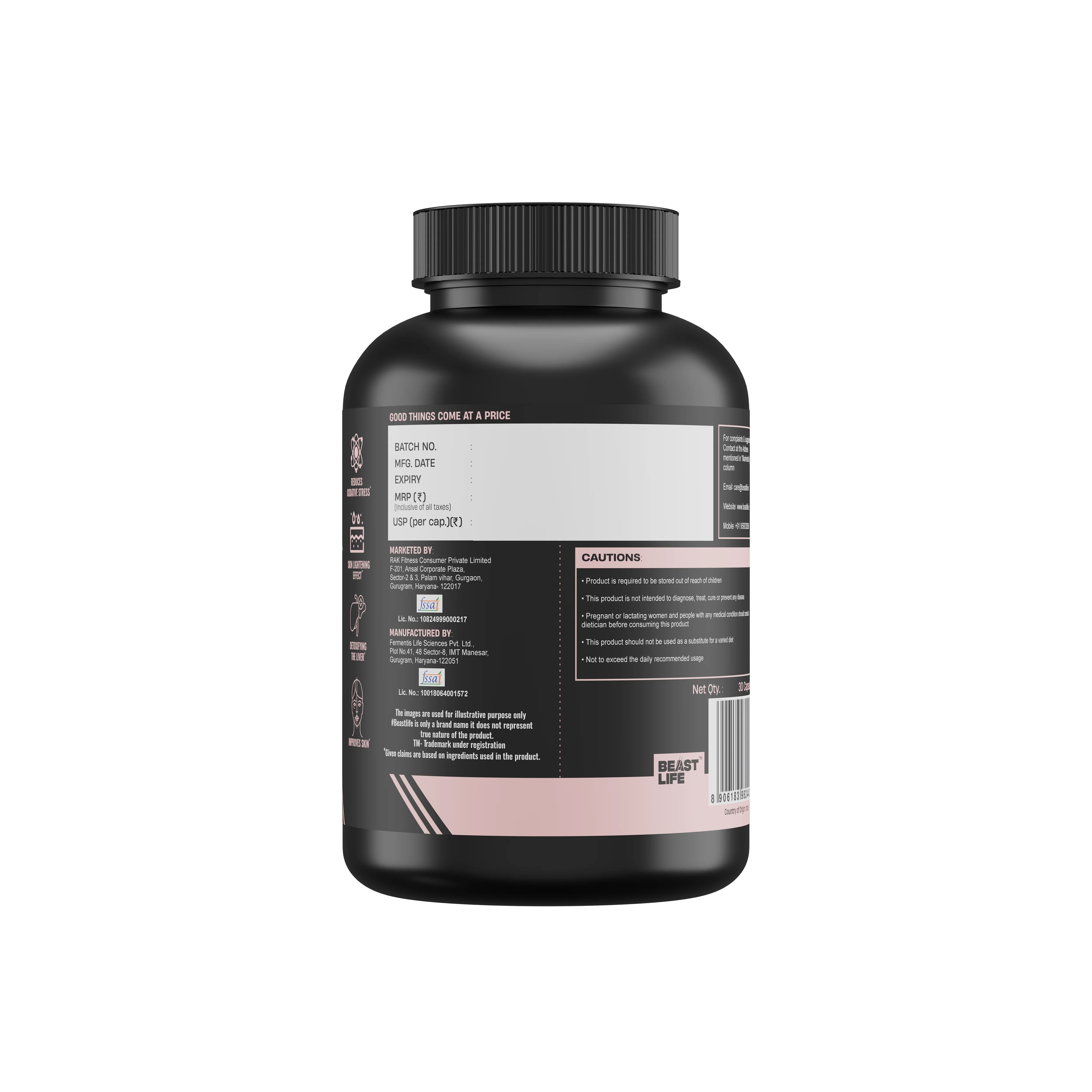 L- GLUTATHIONE+ CAPSULES | 90 Day Pack - Image 11