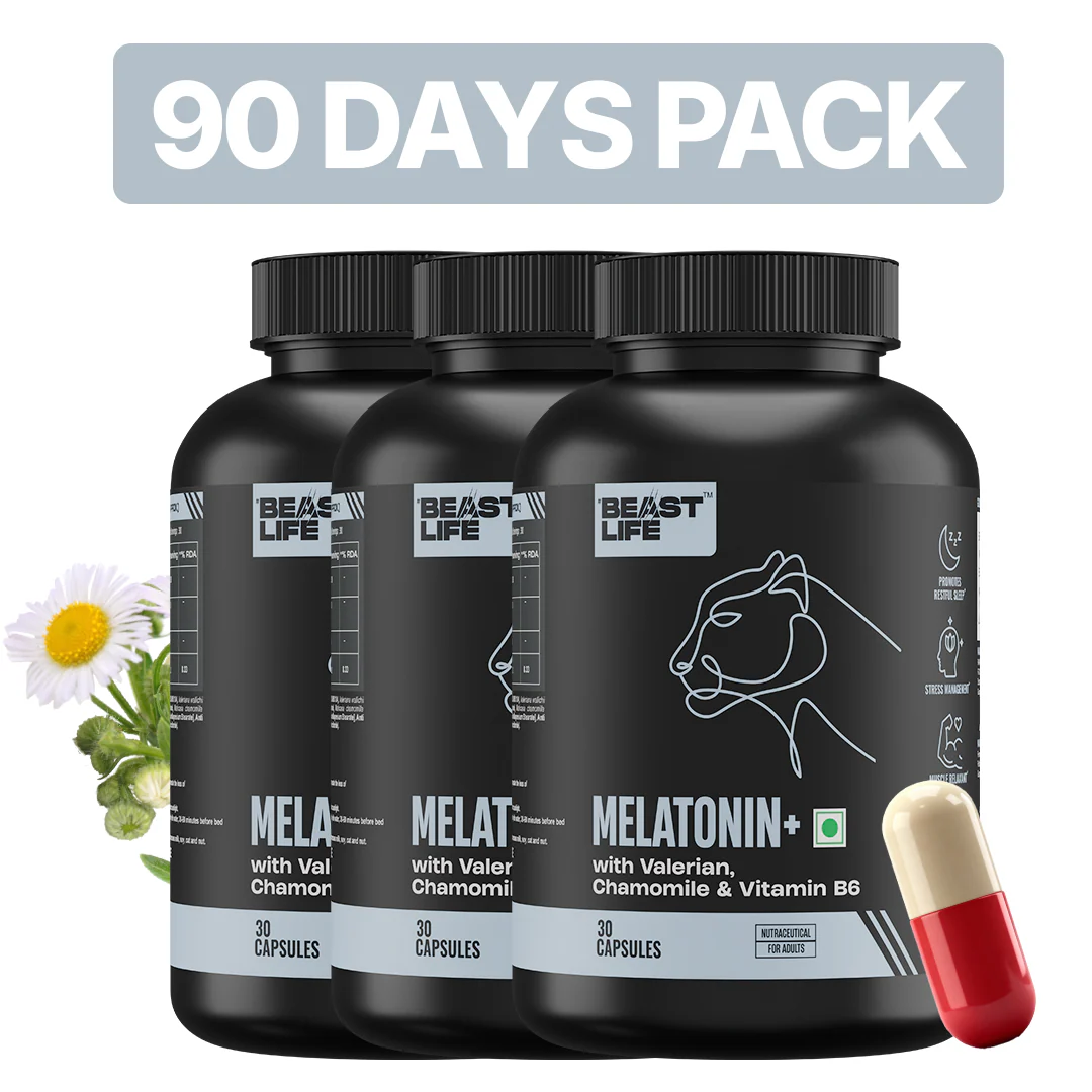 Melatonin+ 5 mg with Valeriana & Chamomile | 90N