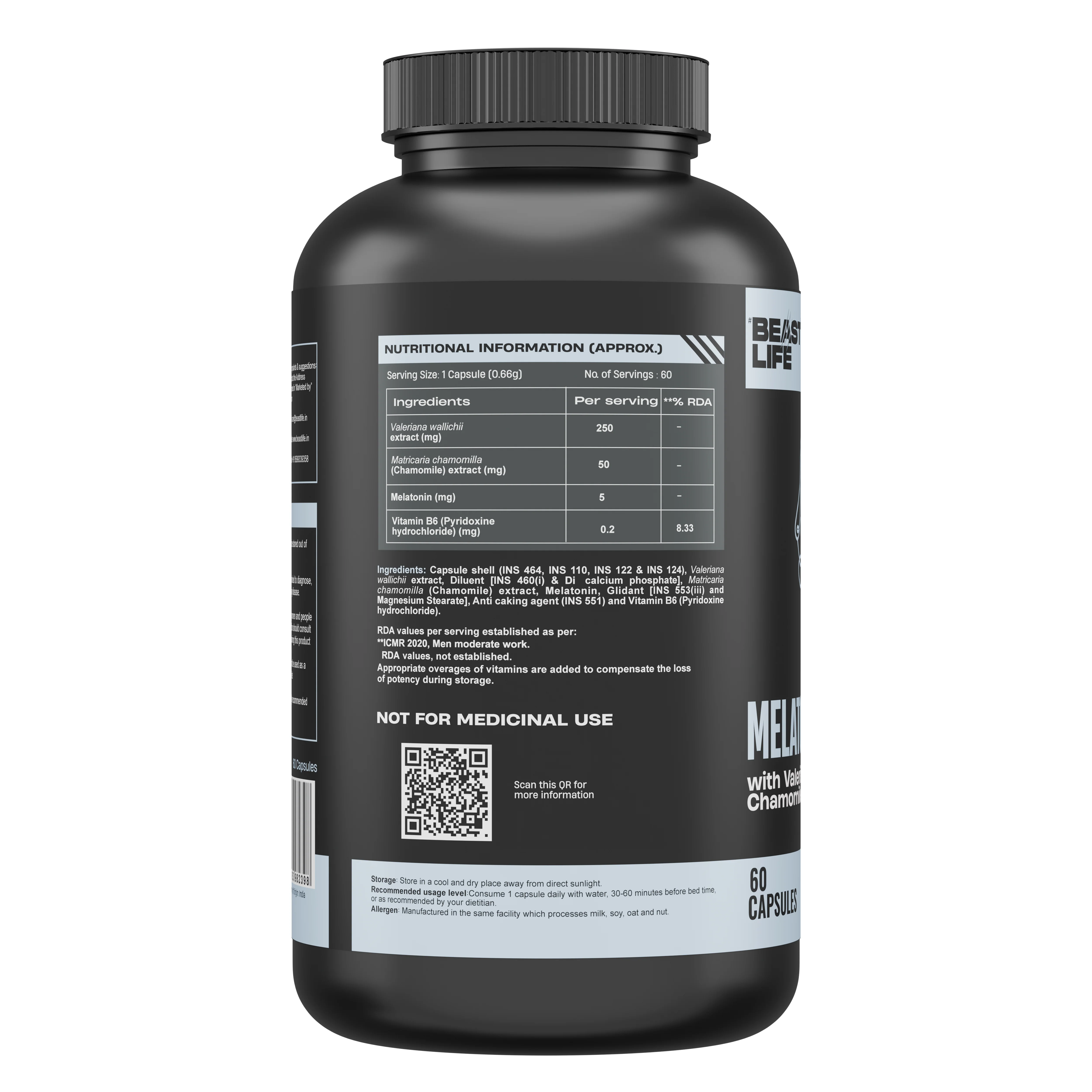 Melatonin+ 5 mg with Valeriana & Chamomile | 60 N - Image 11