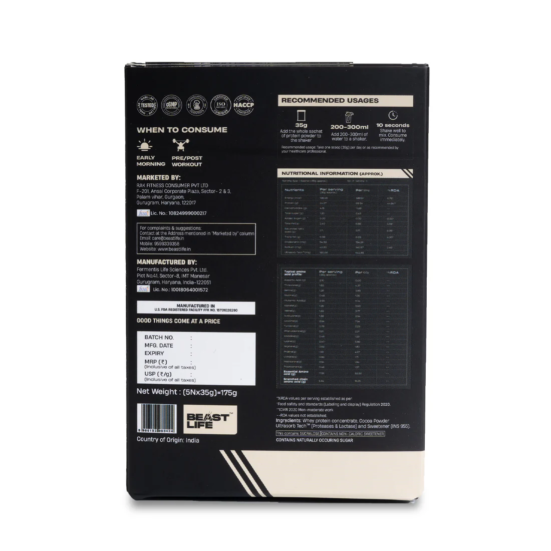 Pro Whey Protein | Rich Chocolate | Pack of 5 Sachets - Image 3